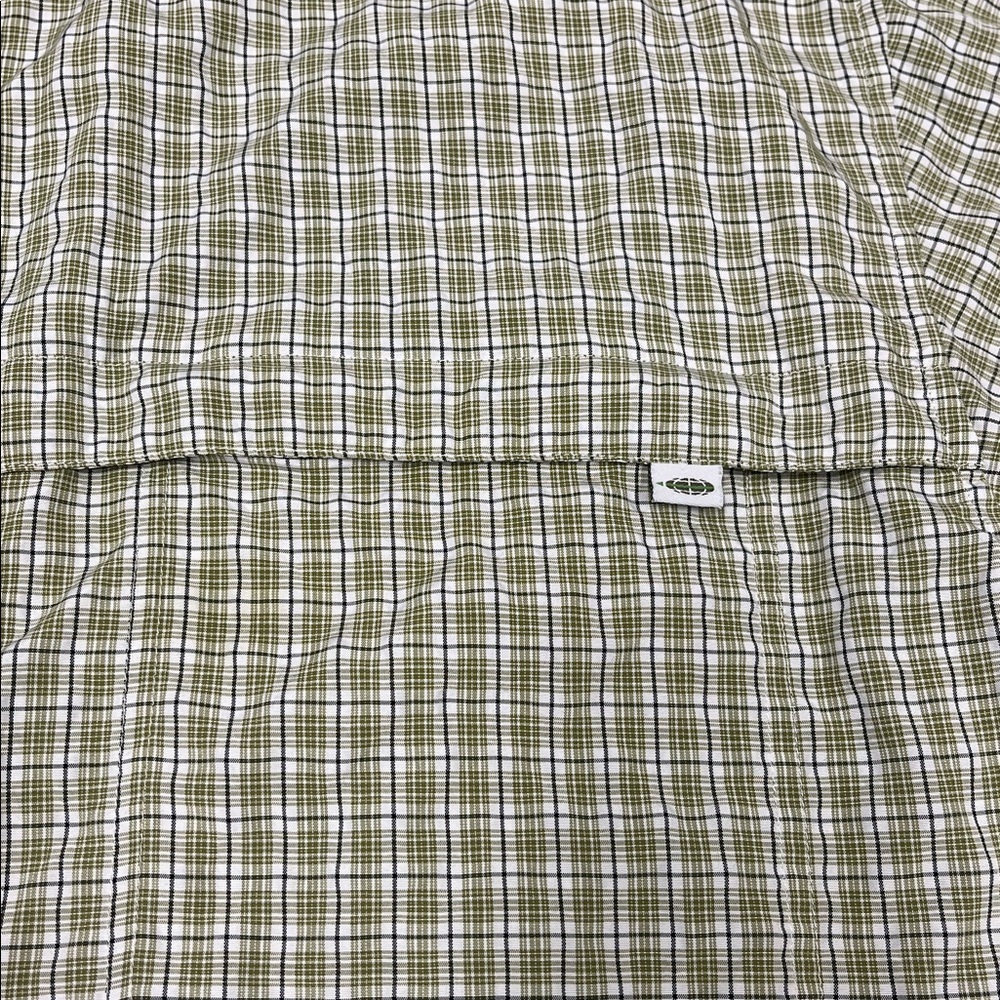 Exofficio Men's Light Green Checkered Button Down Shirt Size XXL - Picture 2 of 9